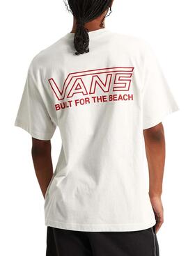T-shirt Vans Buckled blanc pour homme