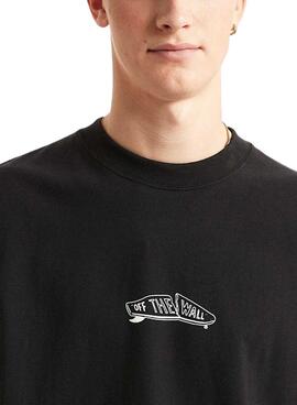 T-shirt Vans Buckled noir pour homme