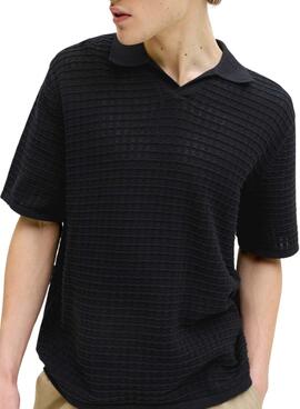 Polo Jack and Jones Nantucket noir pour homme