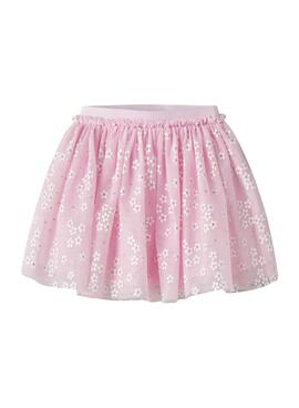 Jupe Name It Floral rose pour fille