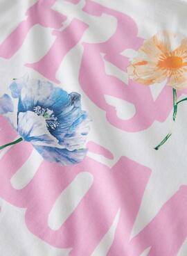 T-shirt Name It Darmilla blanc pour fille