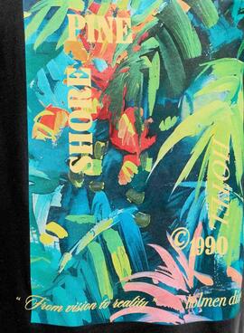 T-shirt Jack and Jones Montauk noir pour homme.