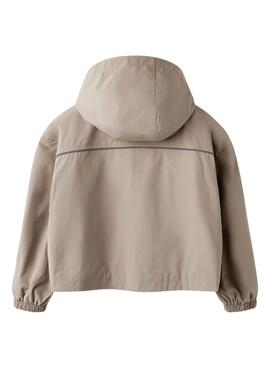 Veste Name It Mika camel pour fille.