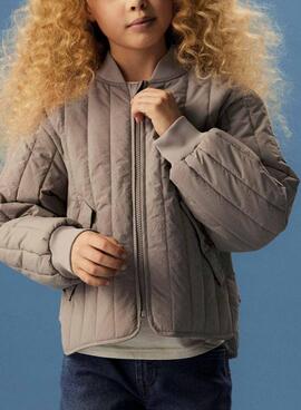 Veste Name It Melody marron pour fille