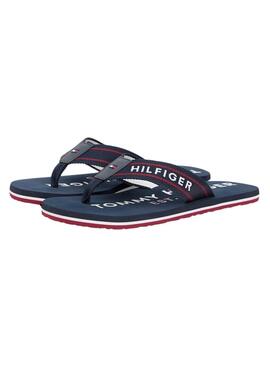Tongs Tommy Hilfiger Sporty marine pour homme