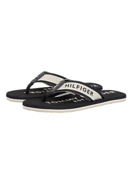 Tongs Tommy Hilfiger Sporty noir pour homme