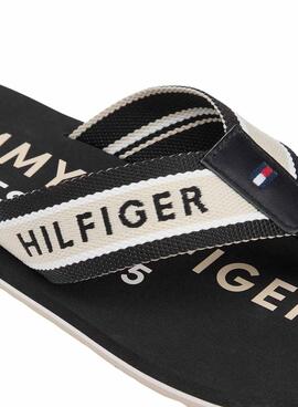 Tongs Tommy Hilfiger Sporty noir pour homme