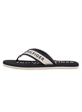 Tongs Tommy Hilfiger Sporty noir pour homme