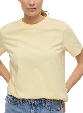 T-shirt Vila Nora jaune pour femme