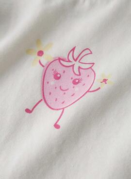 Maillot Name It Flittaz blanc pour fille