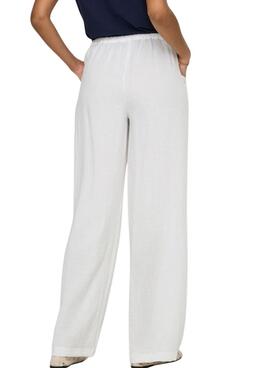 Pantalon blanc Only Lita pour femme