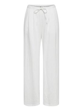 Pantalon blanc Only Lita pour femme
