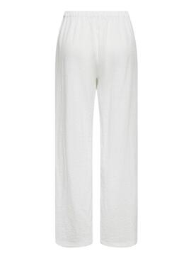 Pantalon blanc Only Lita pour femme