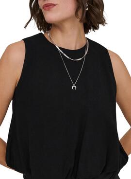 Top Only noir pour femme Laris balloon.