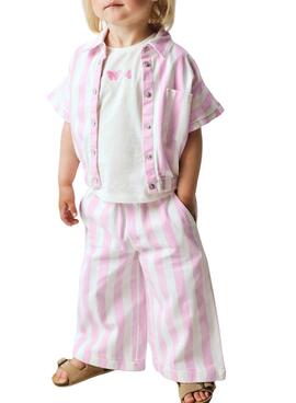 Chemise Name It Friba rose pour fille