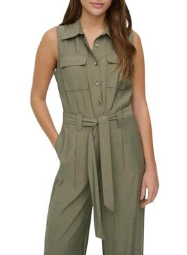 Jumpsuit Only Tila vert pour femme.