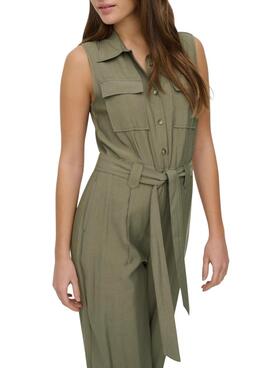 Jumpsuit Only Tila vert pour femme.
