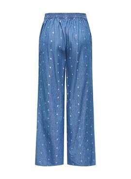 Pantalon Only Nova bleu pour femme