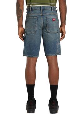 Pantalon de travail bleu Dickies Carpenter Bermuda pour homme