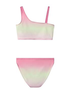 Maillot de bain Name It Zie imprimé lime et rose pour fille
