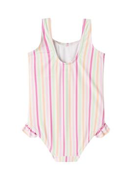 Maillot de bain Name It Zilua à rayures multicolores pour fille