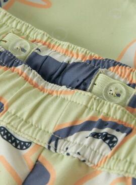 Maillot de bain Name It Zice citron pour garçon