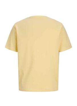 T-shirt Jack and Jones Perry jaune pour enfant
