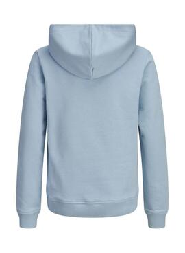 Sweatshirt Jack and Jones Rain bleue pour enfant.