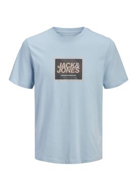 T-shirt Jack and Jones Rain bleu pour enfant