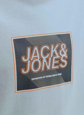T-shirt Jack and Jones Rain bleu pour enfant