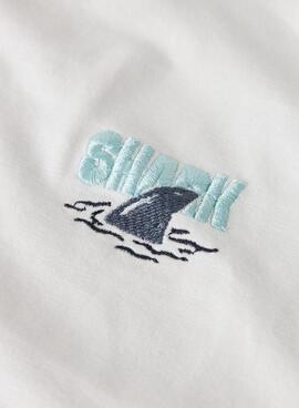 T-shirt Name It Flapz blanc pour garçon