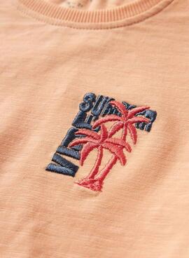 T-shirt Name It Flapz corail pour garçon