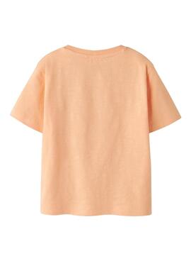 T-shirt Name It Flapz corail pour garçon