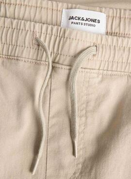 Bermudas Jack and Jones Cole cargo beige pour homme