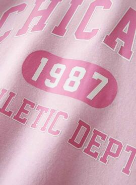 Sweatshirt Name It Fabia rose pour fille.