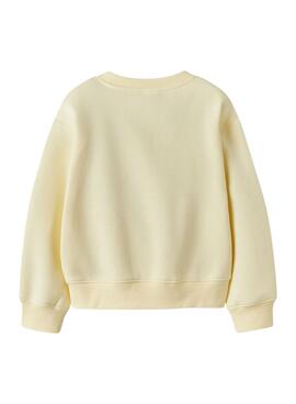 Sweatshirt Name It Fabia jaune pour fille