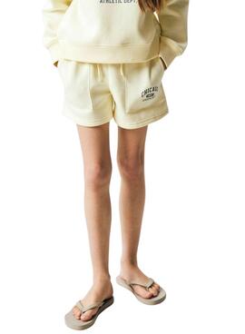 Shorts Name It Fabia jaune pour fille