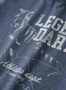 T-shirt Name It Feath bleue pour garçon