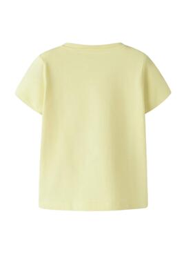 T-shirt Name It Fentaz jaune pour fille