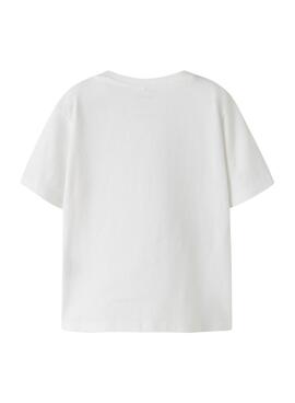 T-shirt Name It Fopz blanc pour garçon