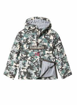 Jacket Napapijri Rainforest Camouflage For Boy