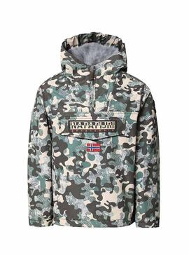 Jacket Napapijri Rainforest Camouflage For Boy