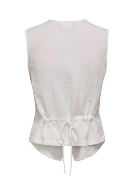 Gilet blanc pour femme Only Lita