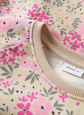 Sweatshirt Name It Dartia rose pour fille