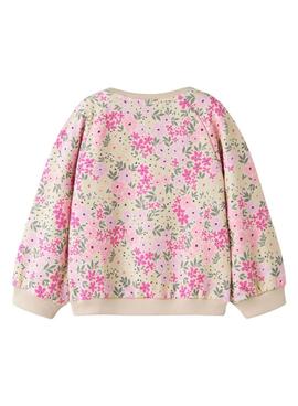 Sweatshirt Name It Dartia rose pour fille
