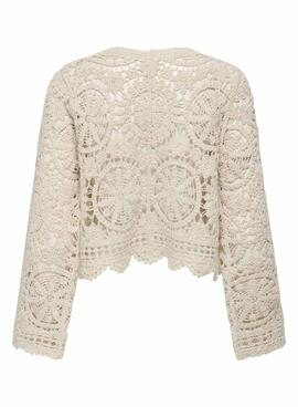 Veste Only Waterly beige pour femme