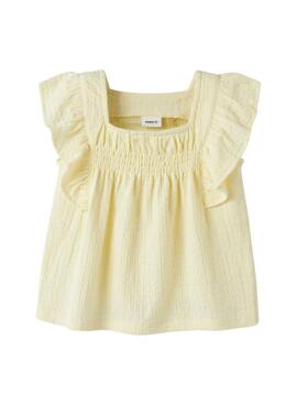 Nom Top Filura jaune pour fille