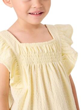 Nom Top Filura jaune pour fille