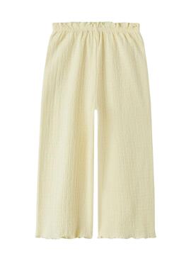 Pantalon Name It Filura jaune pour fille