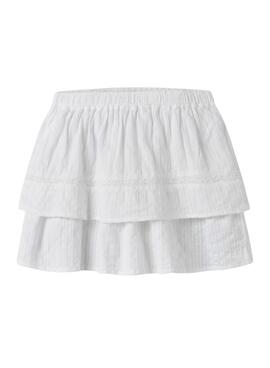 Jupe Name It Fatidiasing blanche pour fille